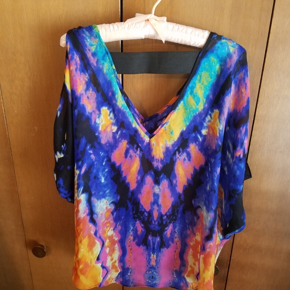 🌠Rampage Tie Dye Blouse - Picture 3 of 6
